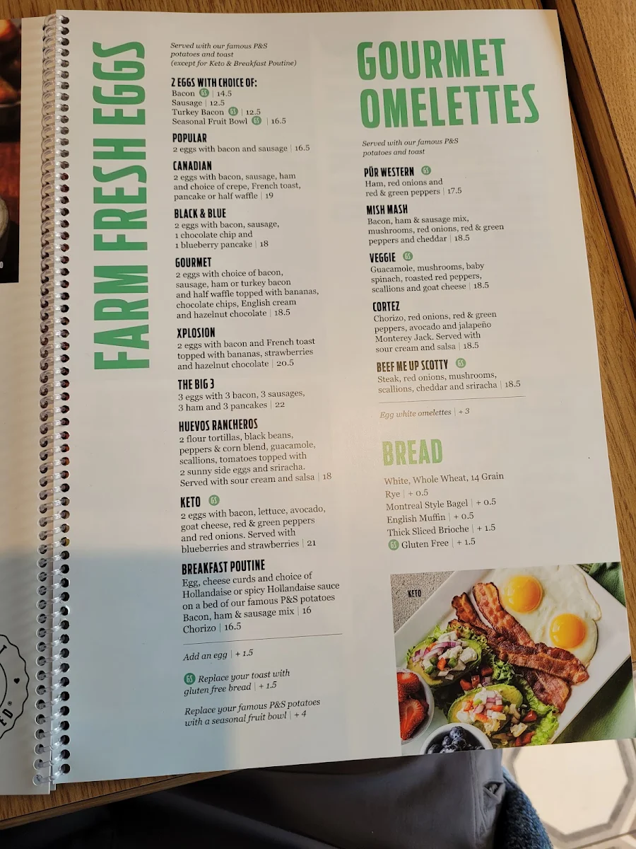 Menu, Pür & Simple