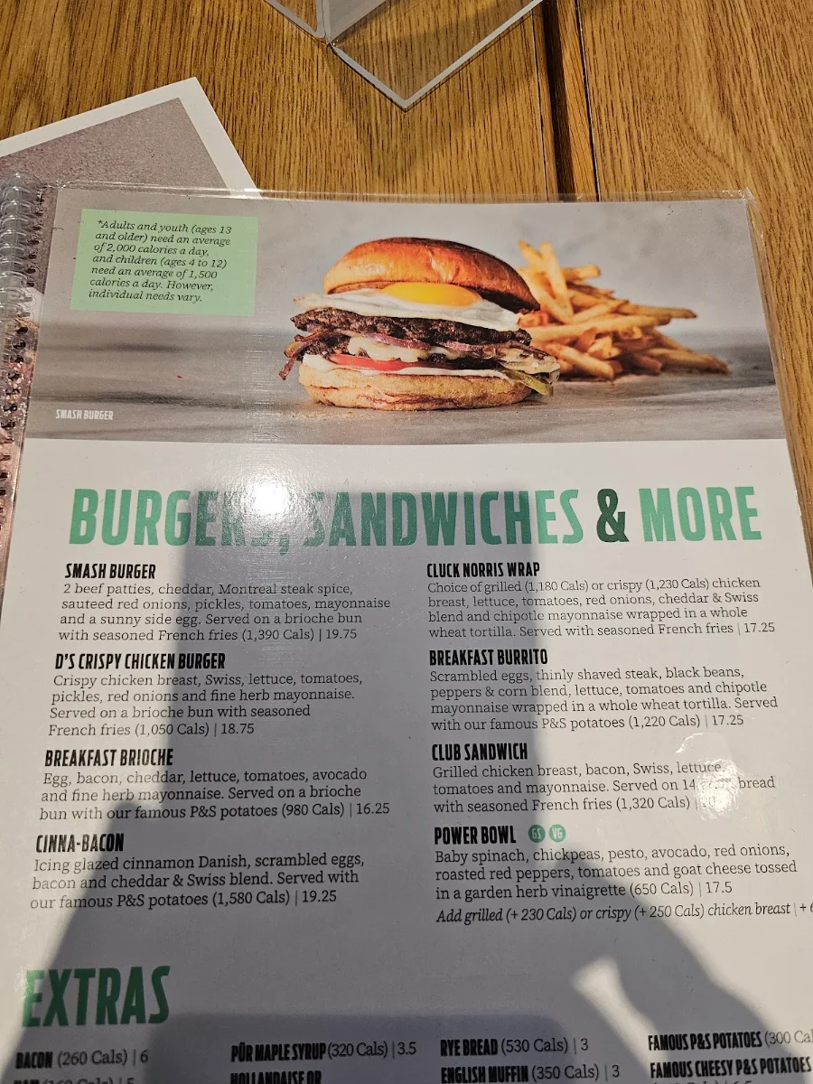 Menu, Pür & Simple