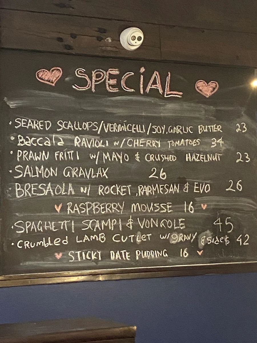 Menu, Pane e Vino Trattoria