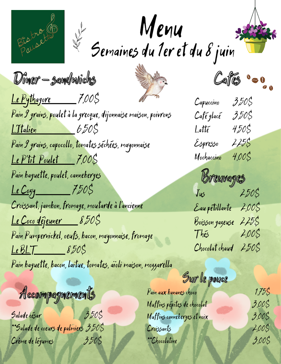 Menu photo 1