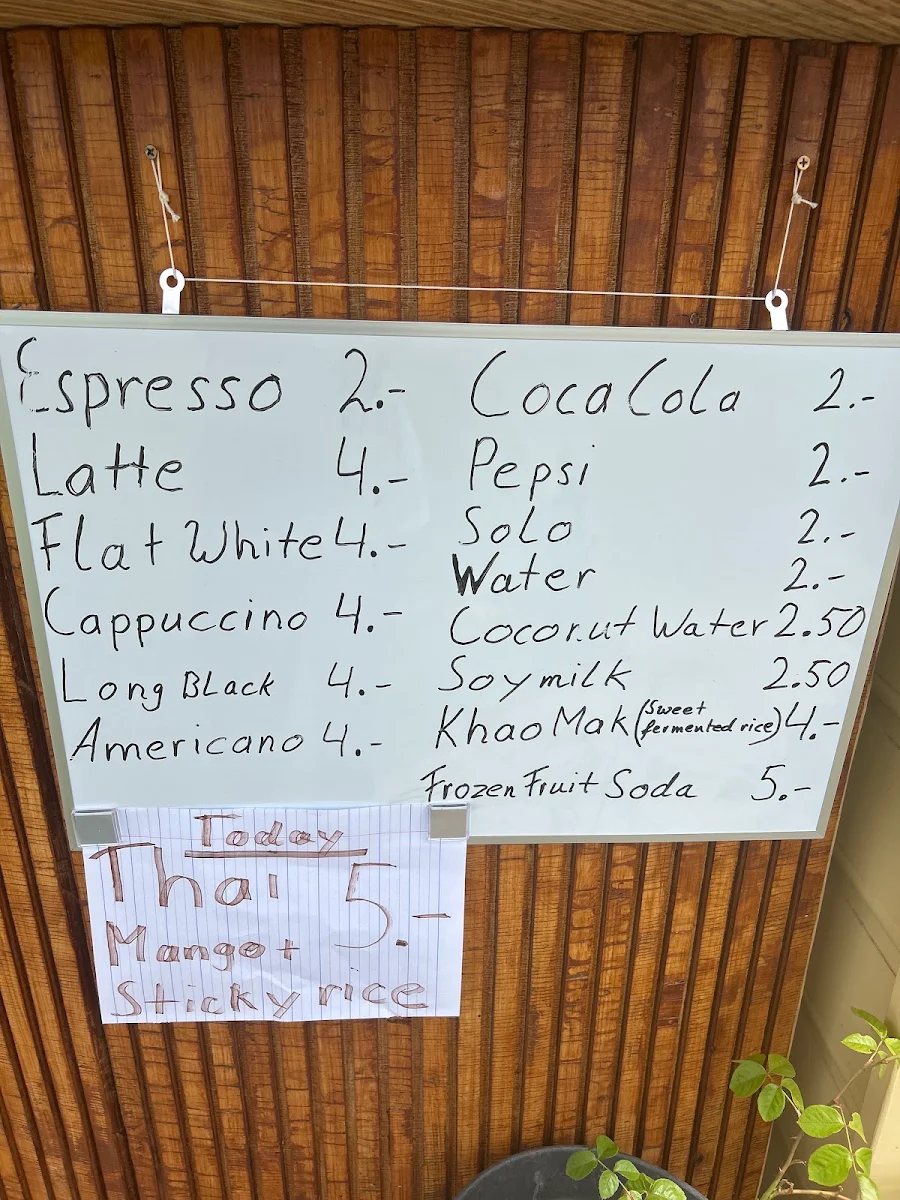 Menu, Aroy AU