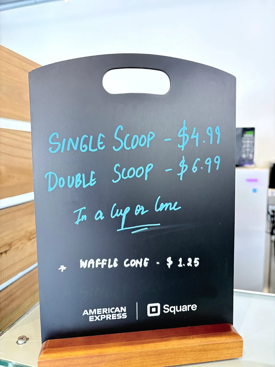 Menu, Blended Beverage Bar