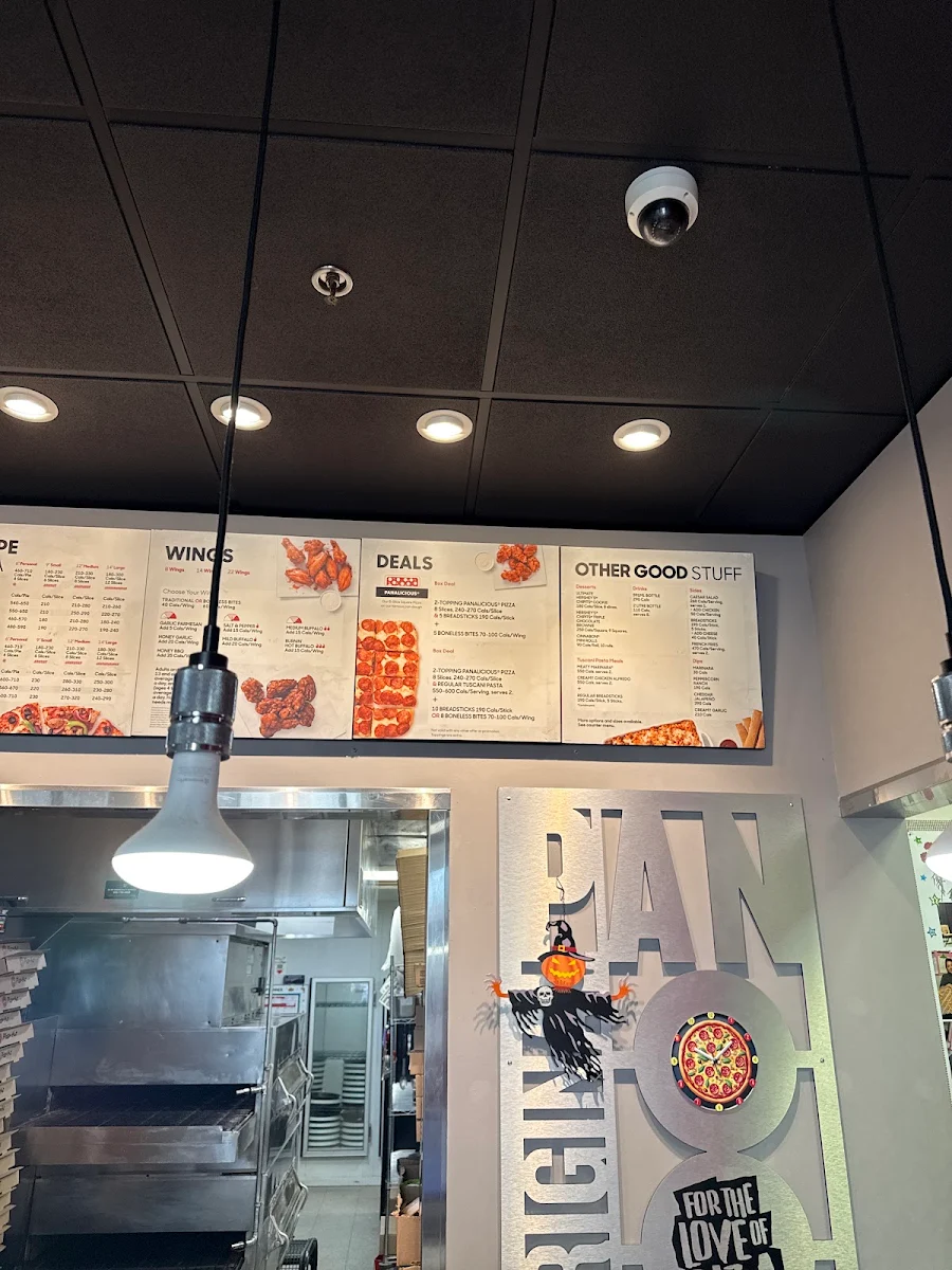 Menu, Pizza Hut