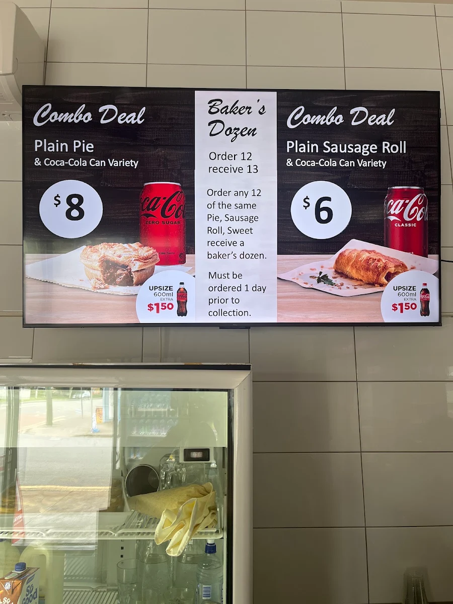 Menu, Gail Sauers Bakery Cafe Maryborough