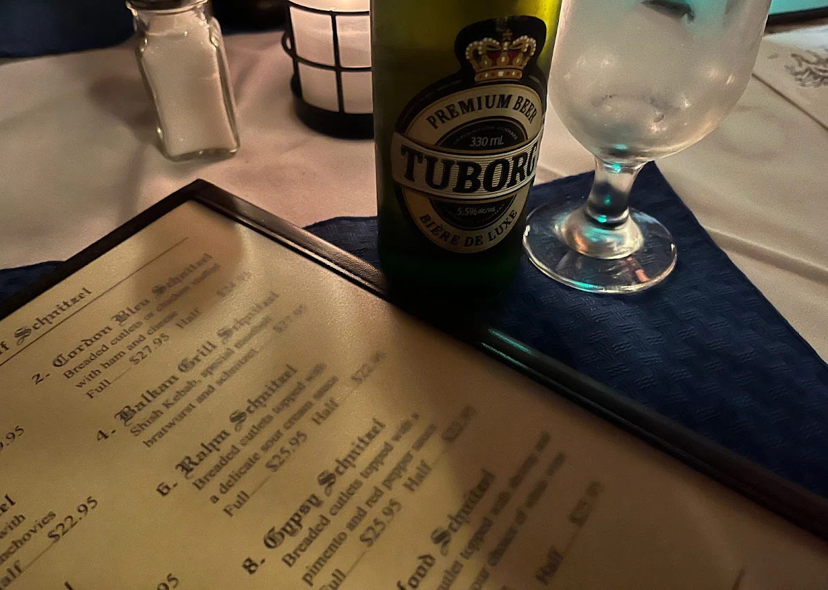 Menu, Little Bavaria Restaurant