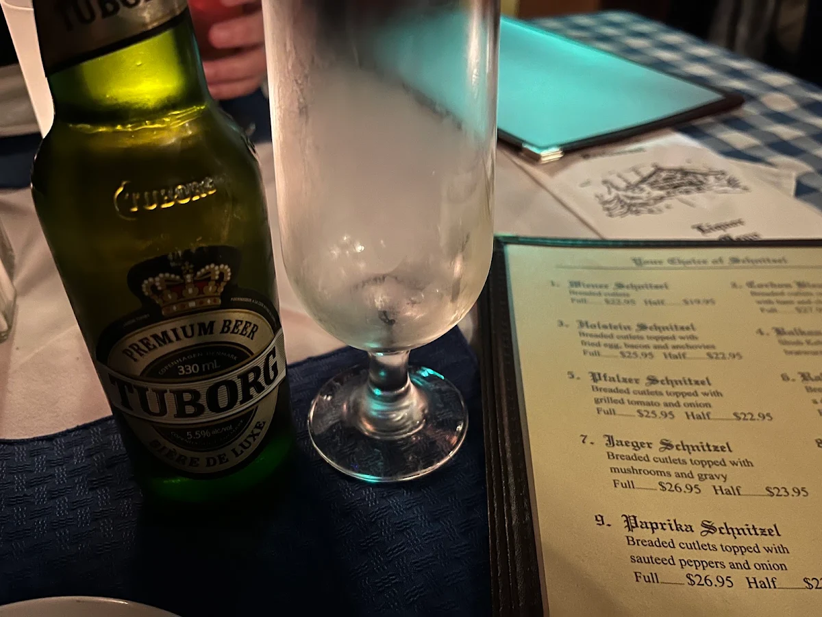 Menu, Little Bavaria Restaurant