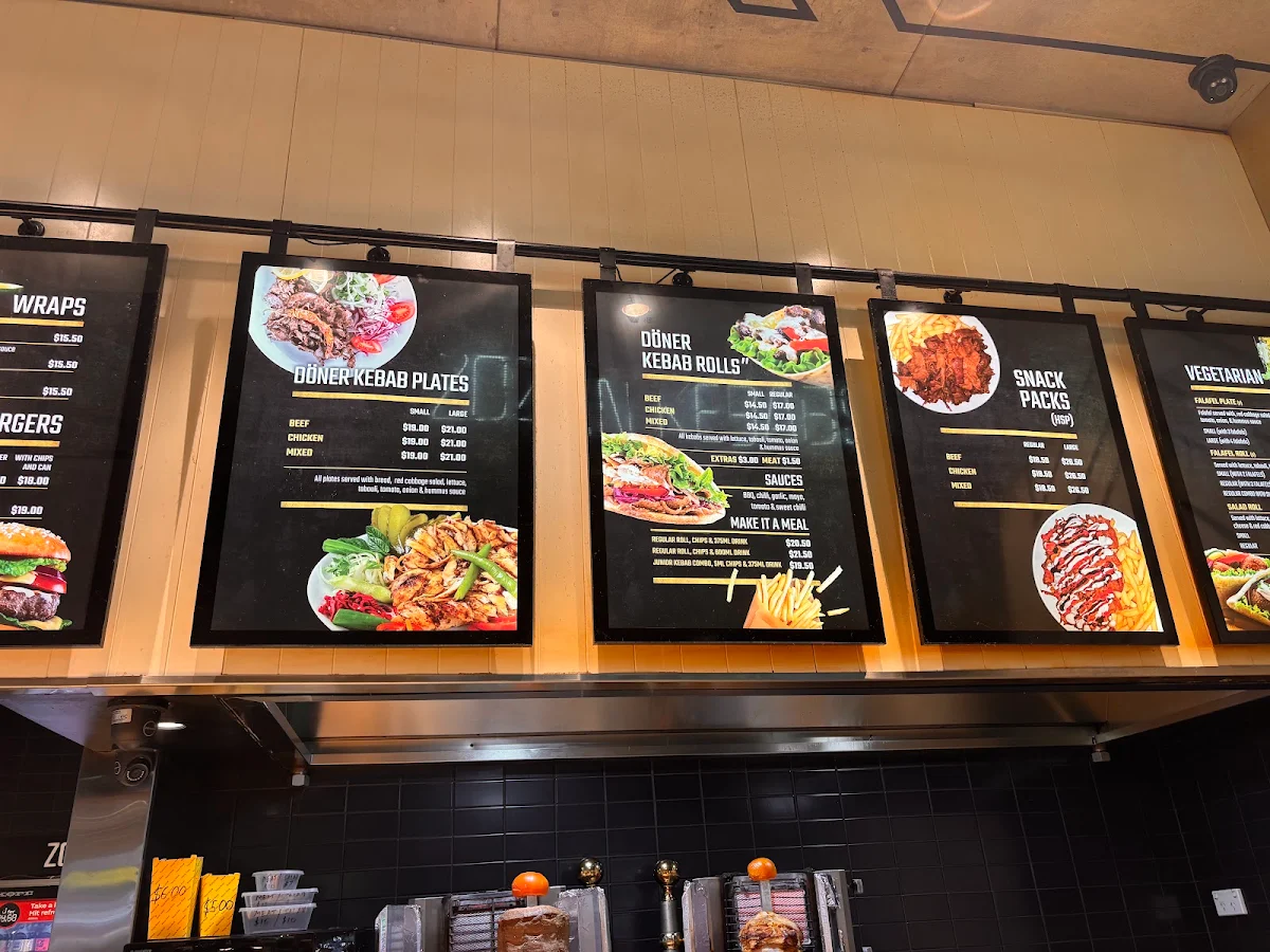 Menu, Zozan Kebabs Liverpool