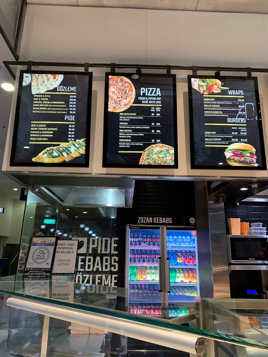Menu, Zozan Kebabs Liverpool