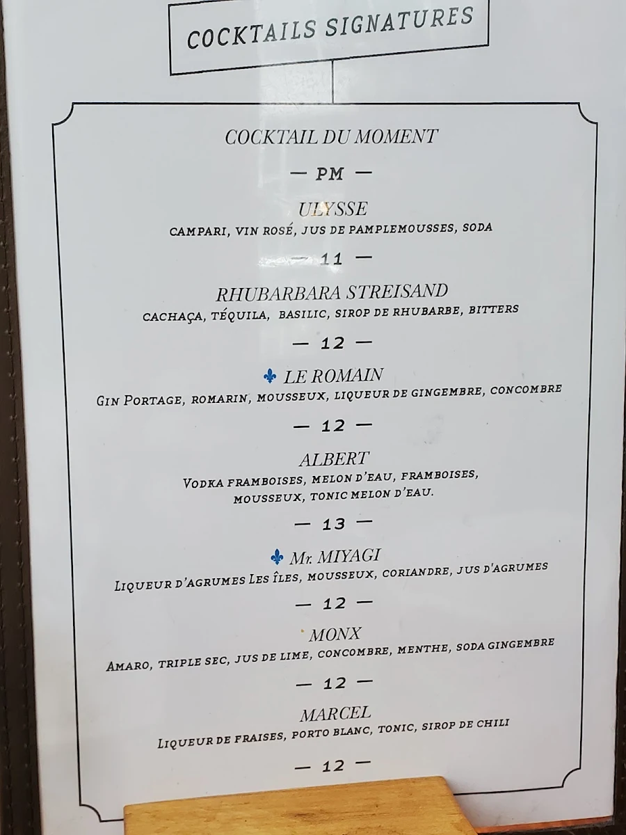 Menu photo 1