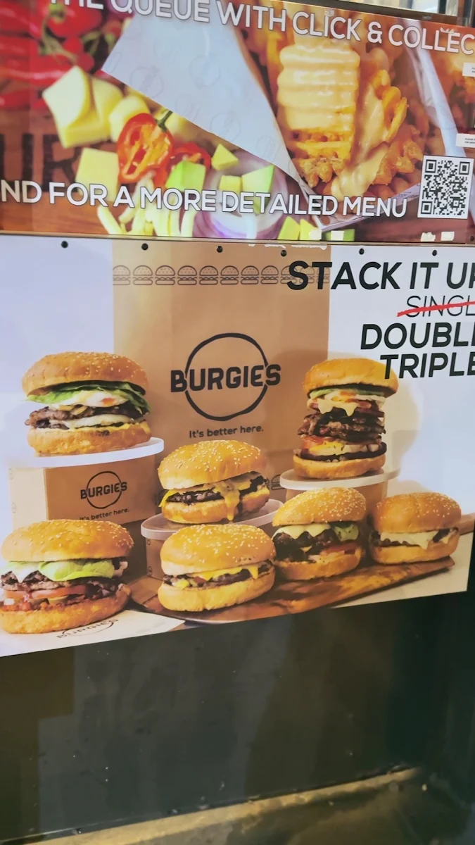 Menu, Burgies Campbellfield