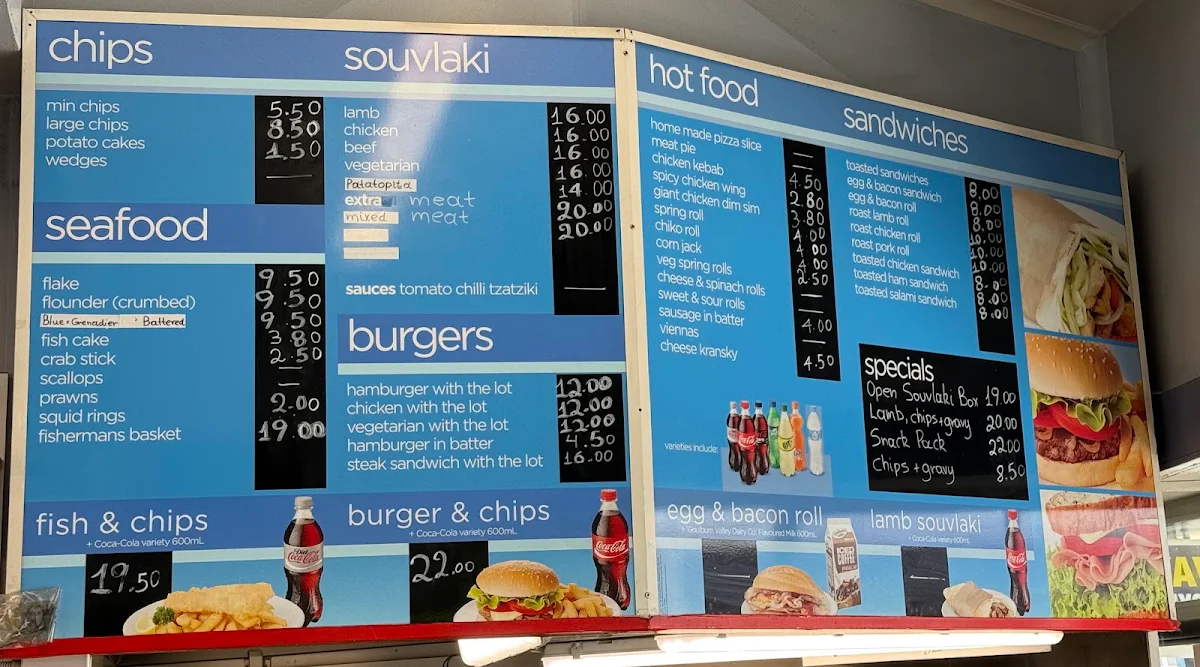 Menu, Mykonos Take-Away