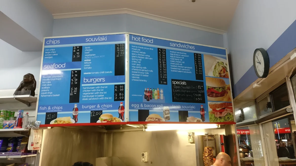Menu, Mykonos Take-Away