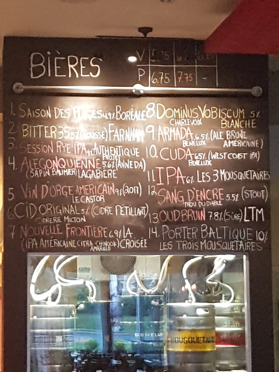 Menu, La Croisée des Chemins