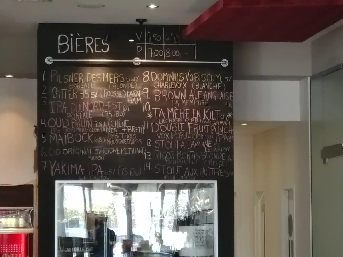 Menu, La Croisée des Chemins