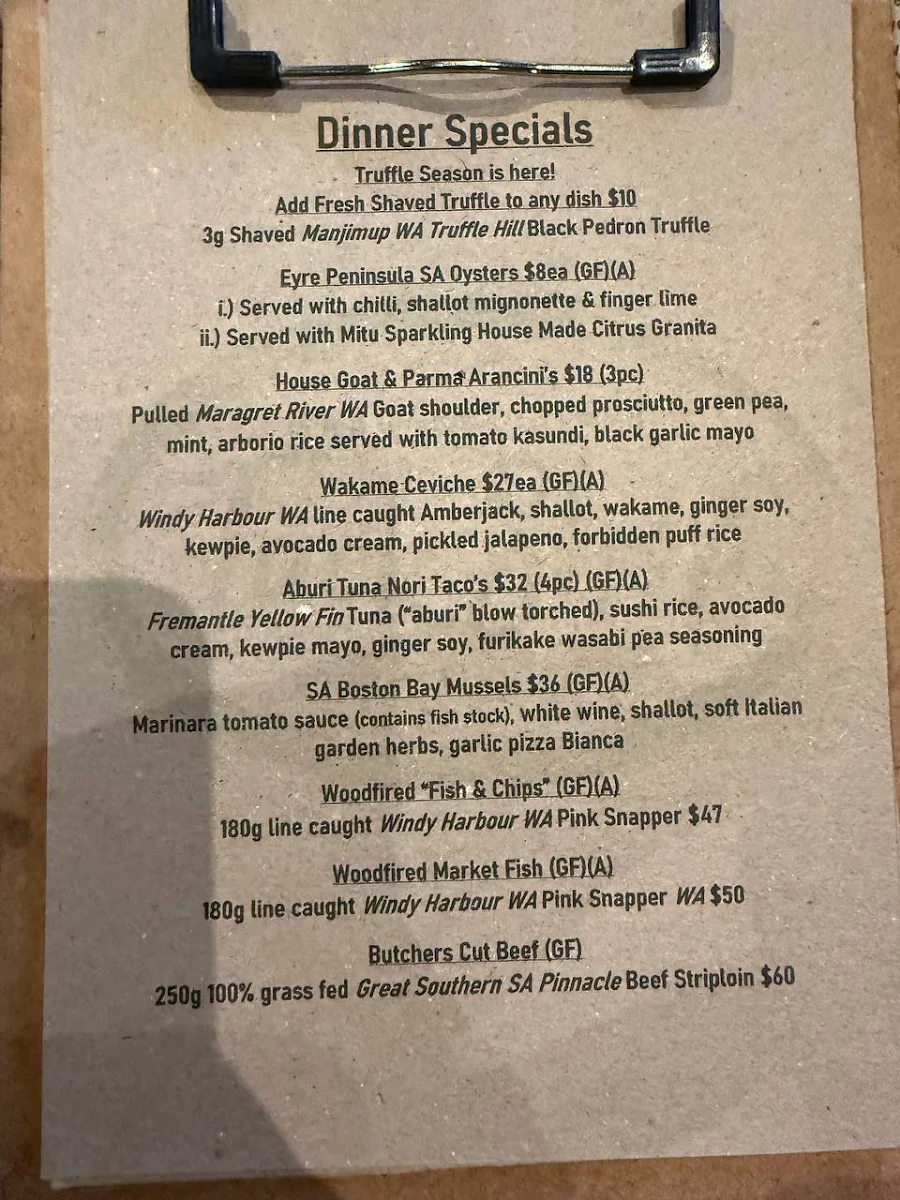 Menu photo 1