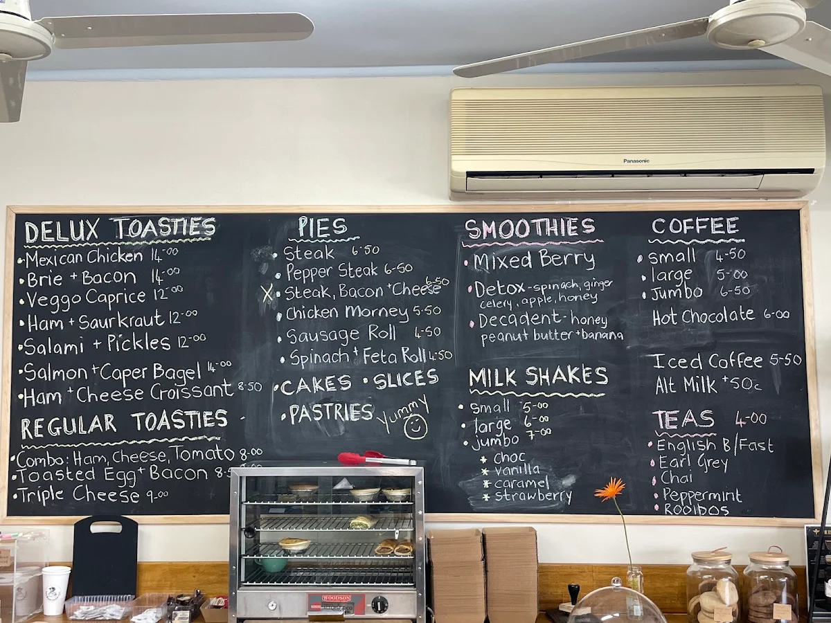 Menu, Nords Wharf Trading Post