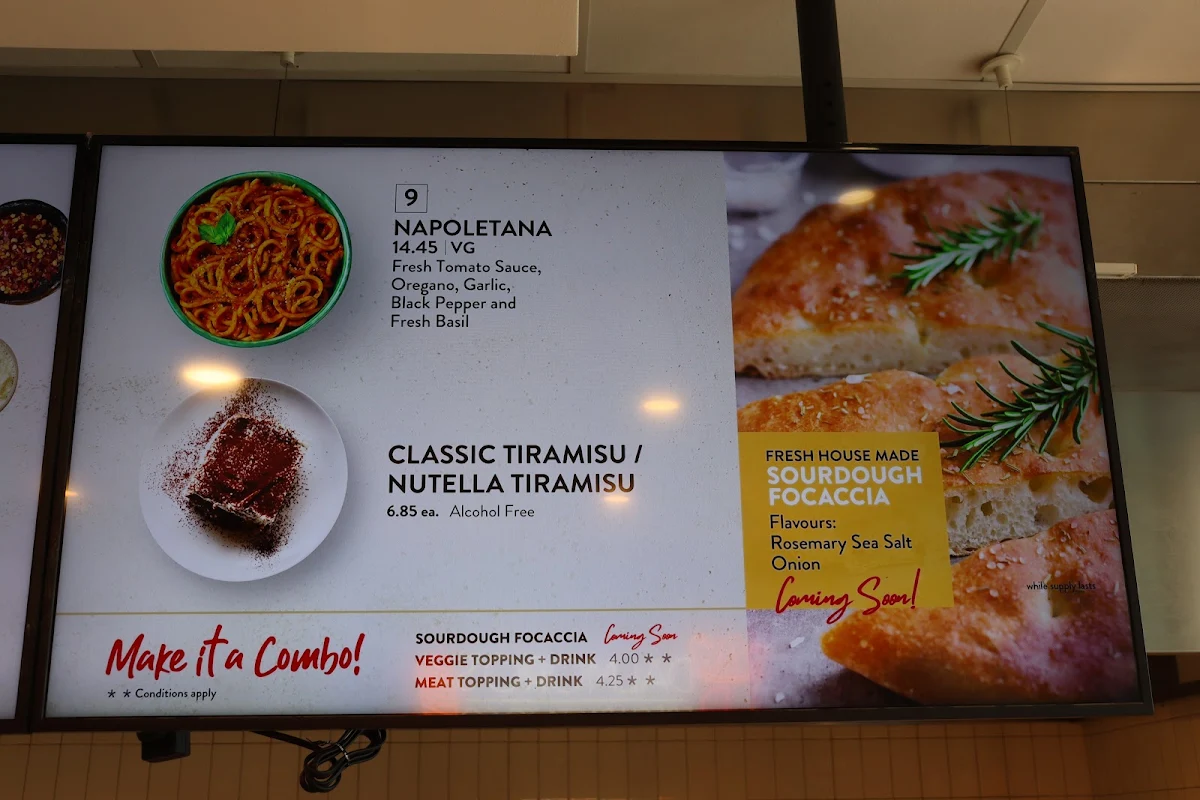 Menu, Dal Moro’s Kitchener | Fresh Pasta to Go