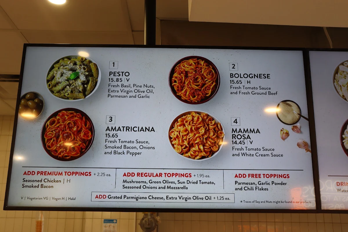 Menu, Dal Moro’s Kitchener | Fresh Pasta to Go