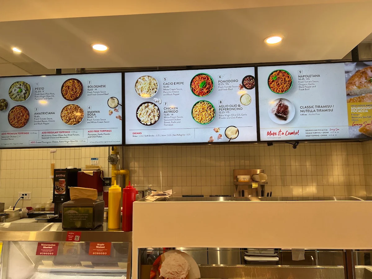 Menu, Dal Moro’s Kitchener | Fresh Pasta to Go