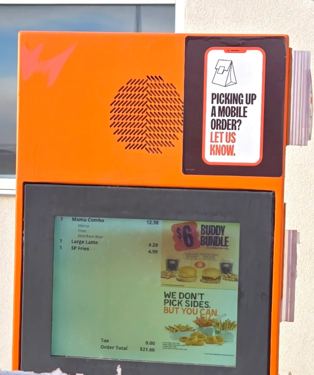 Menu, A&W Canada