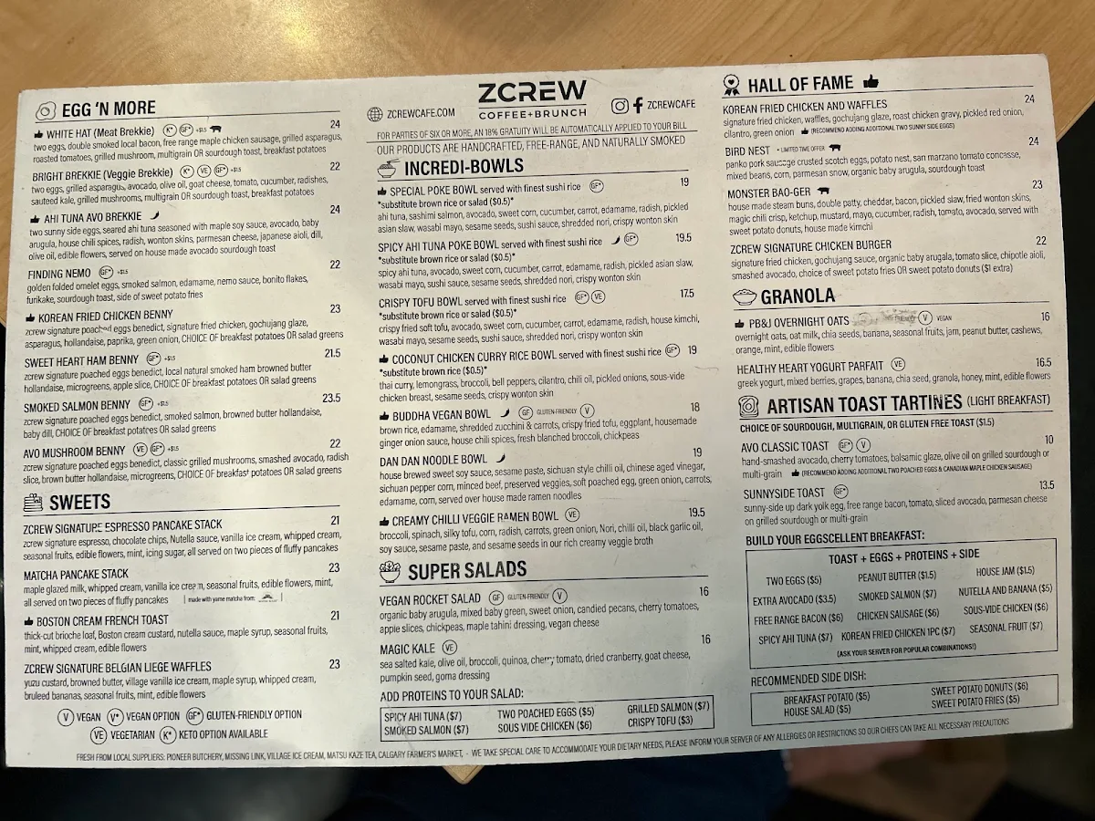 Menu photo 1