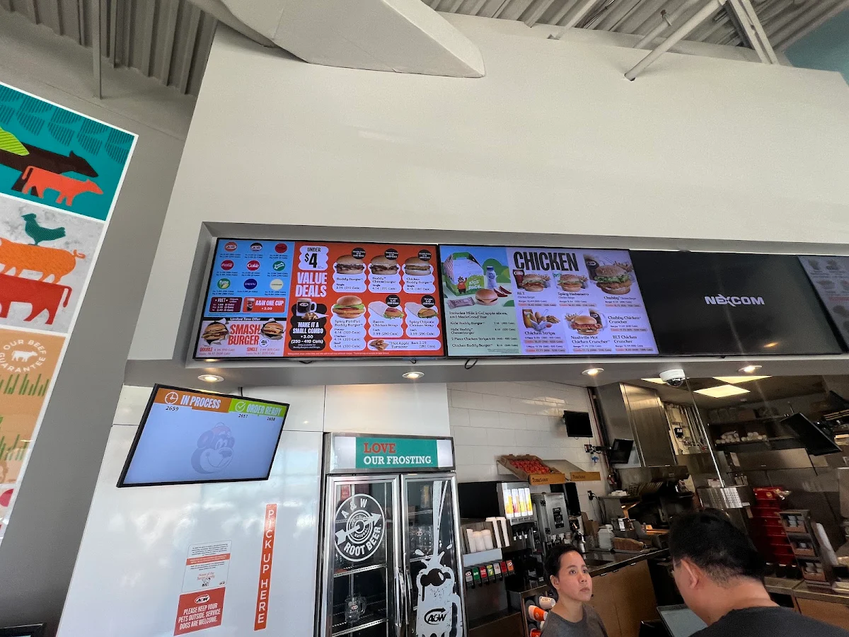 Menu, A&W Canada