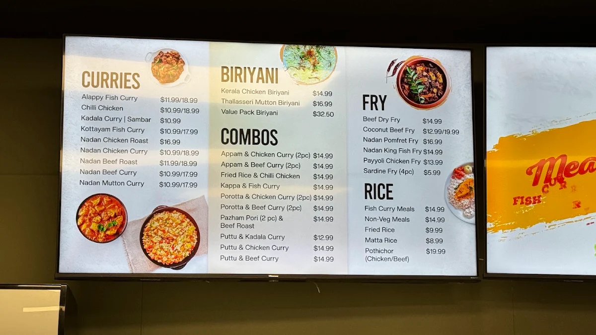 Menu, Kerala Swad - Indian Cuisine