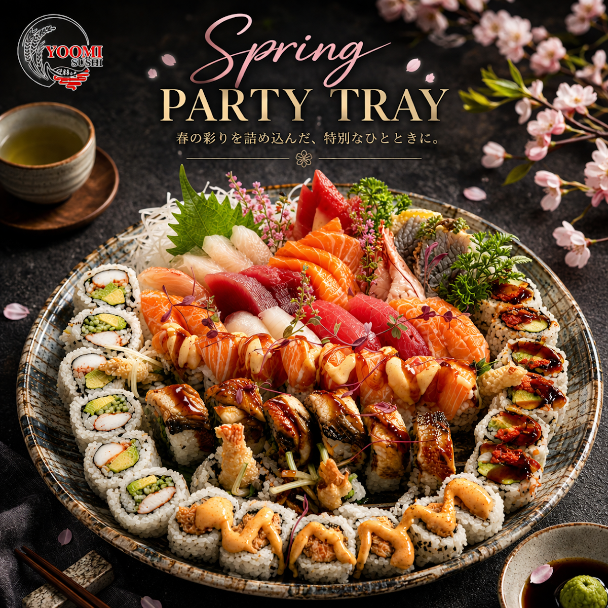 Menu, Yoomi Sushi
