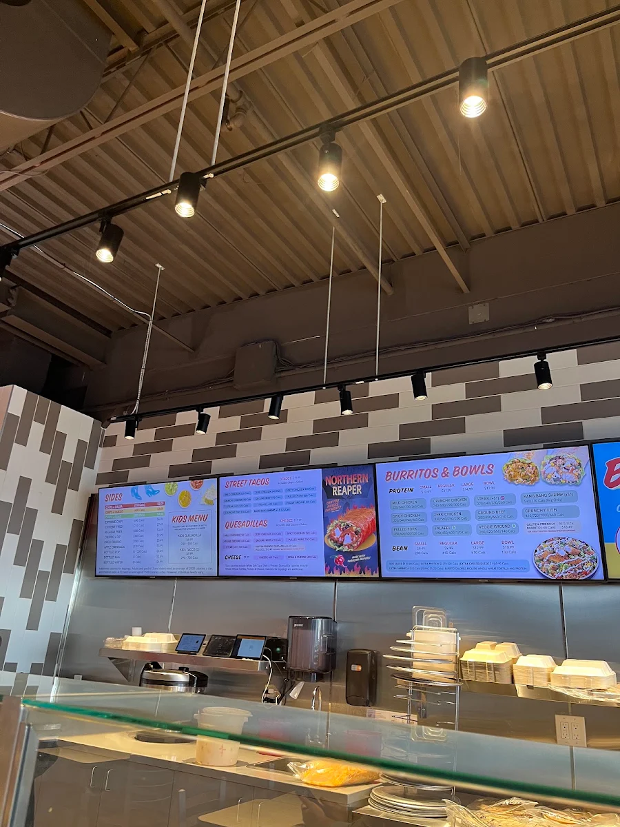 Menu, barBURRITO