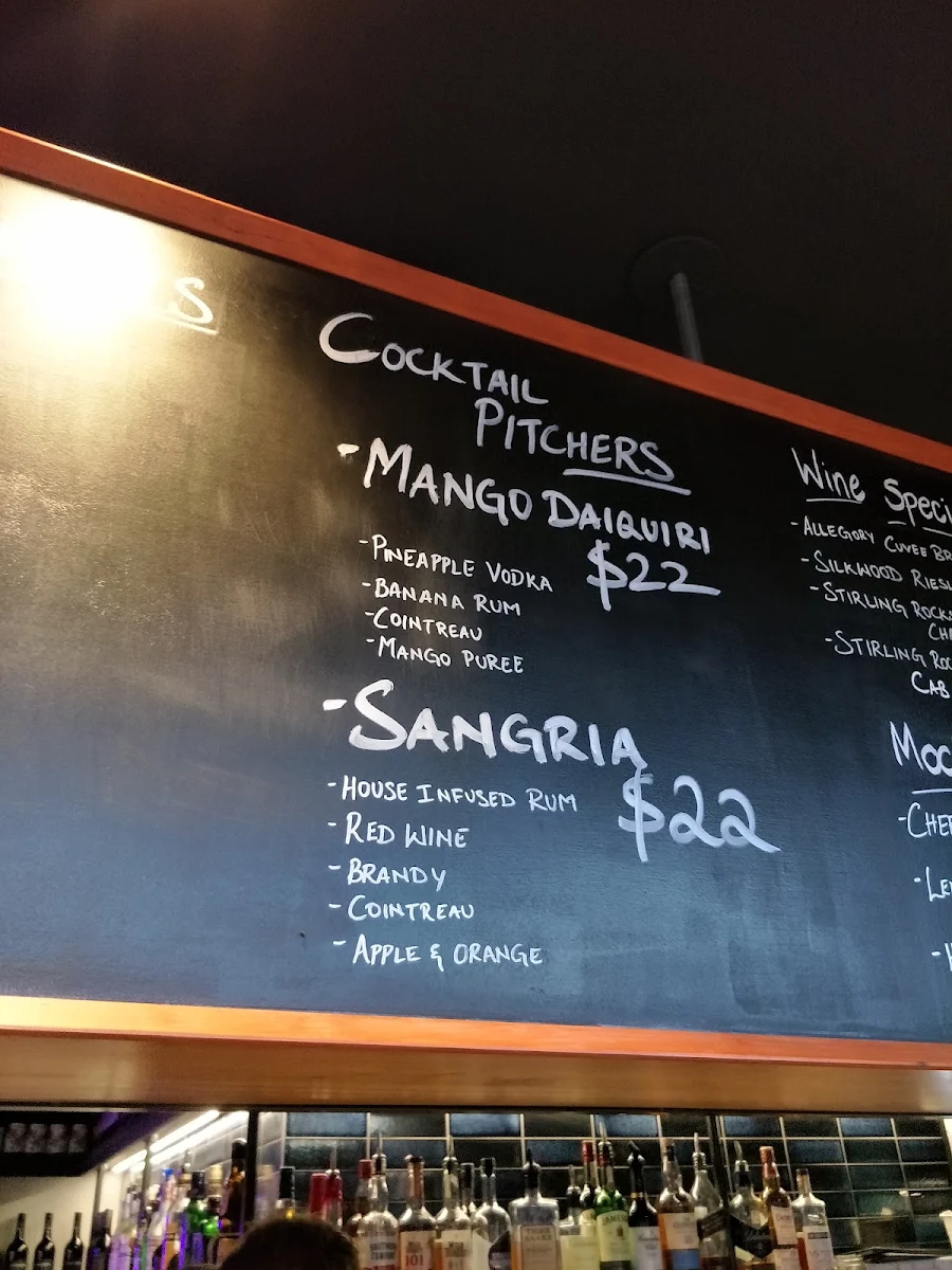 Menu, Street Eats Eatery