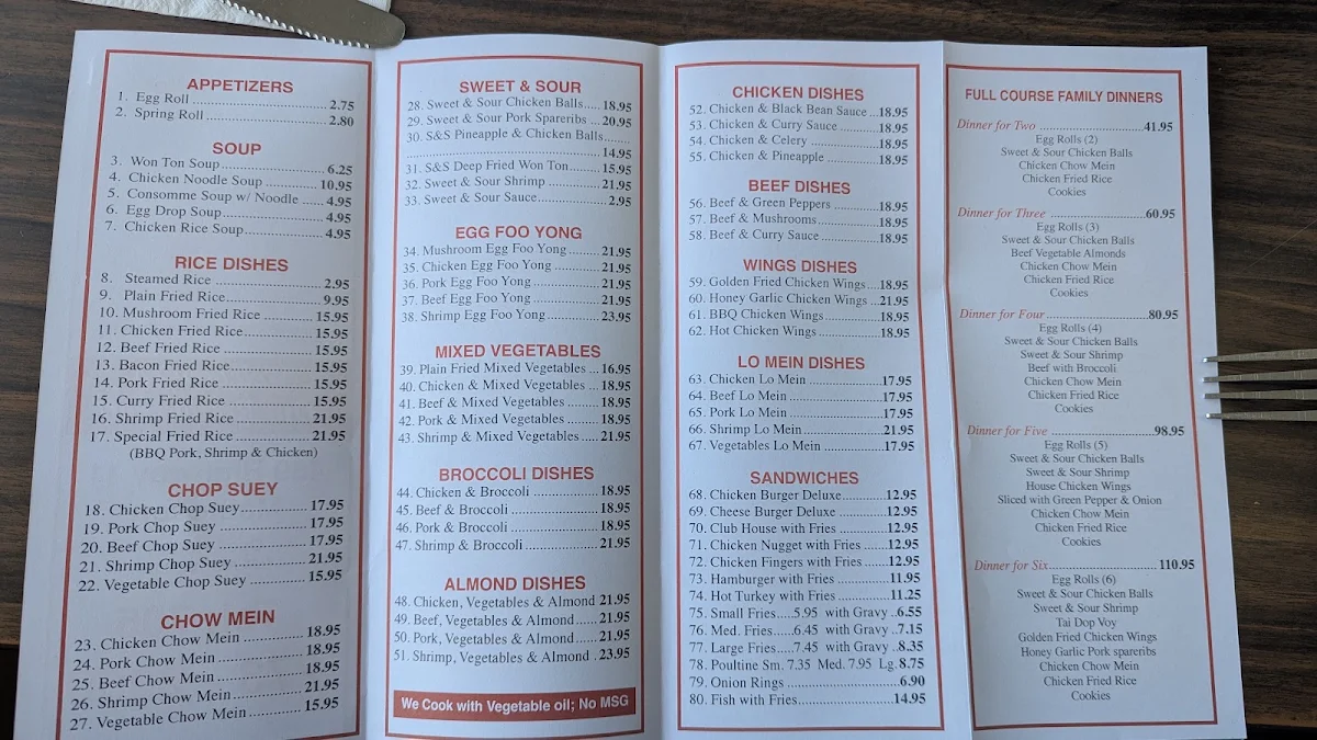 Menu photo 1