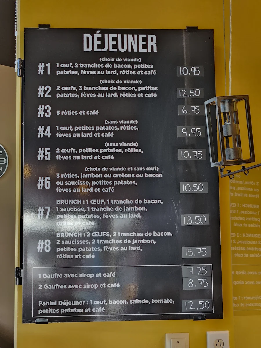 Menu, Restaurant Marchand