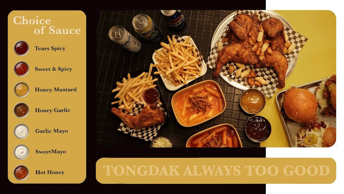 Menu, Tongdak