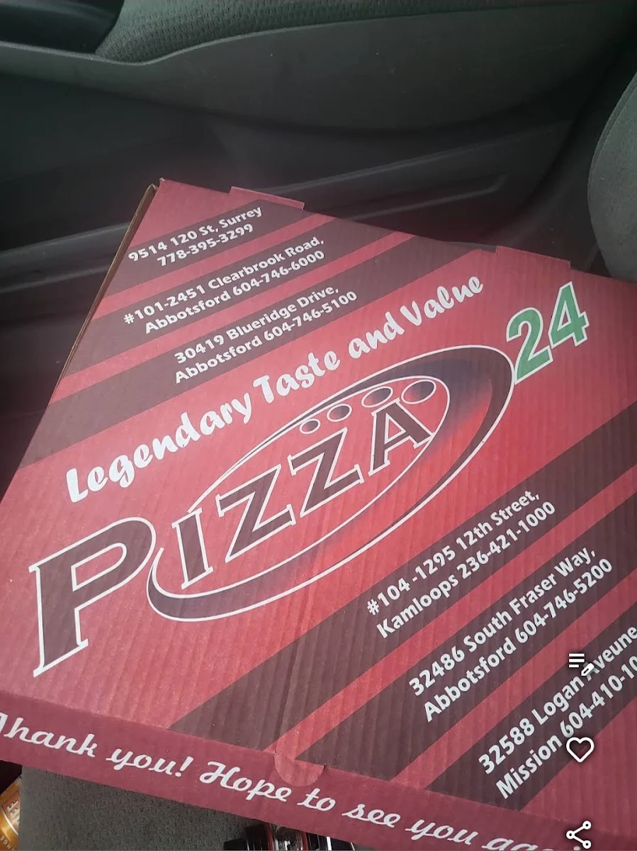 Menu, Pizza24