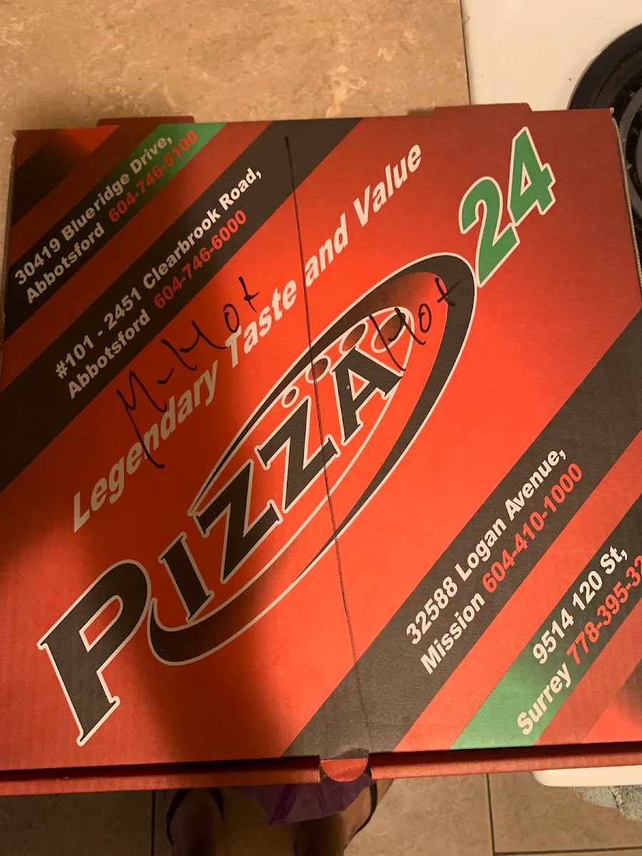 Menu, Pizza24