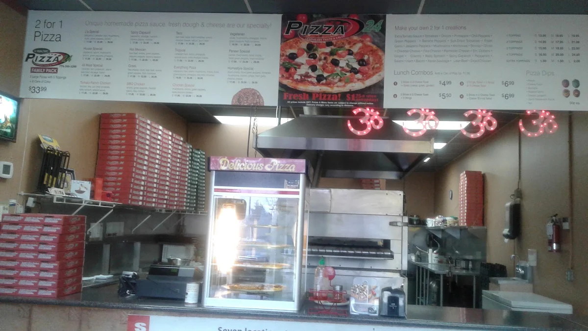 Menu, Pizza24