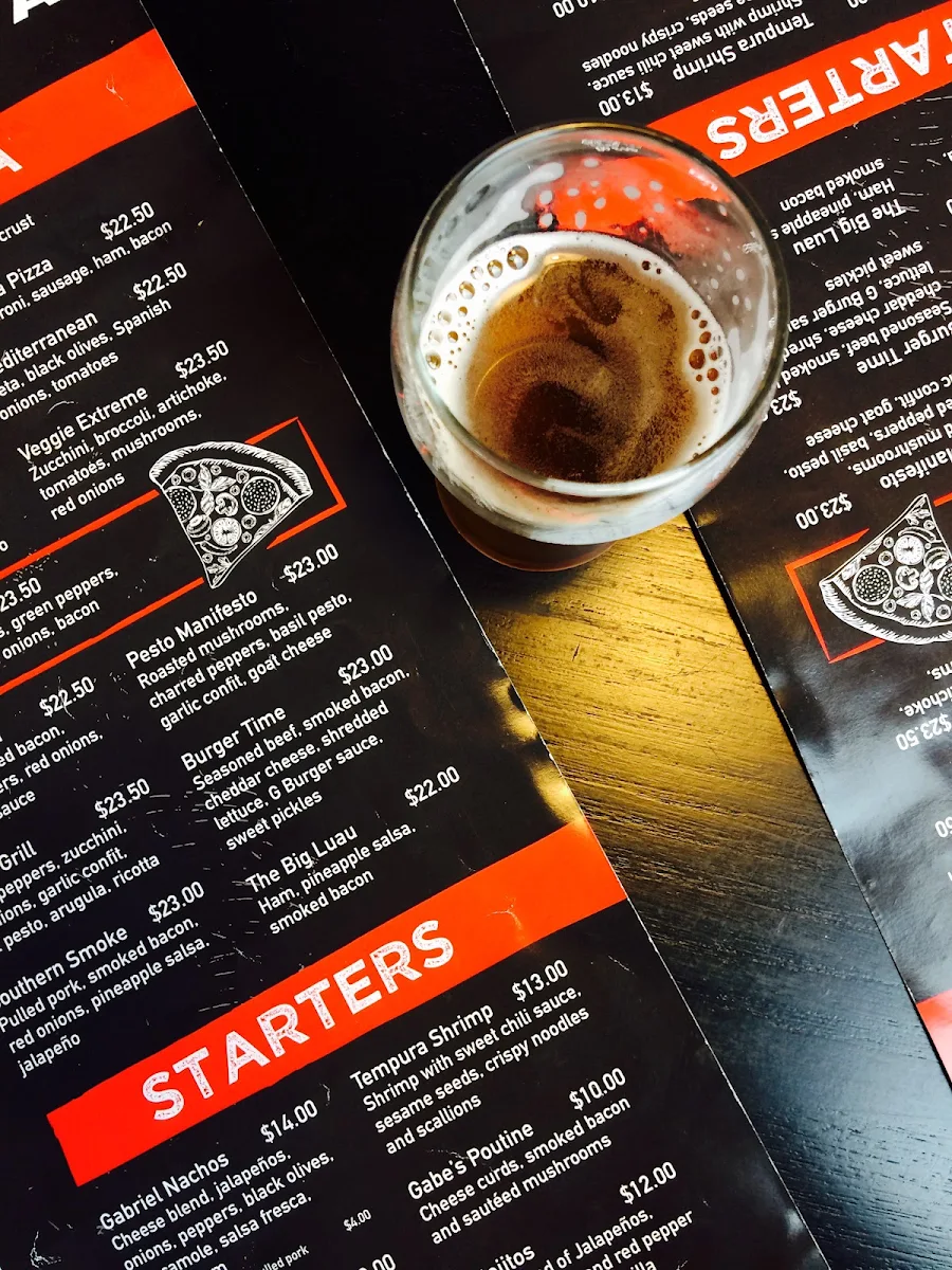 Menu, Gabriel Pizza