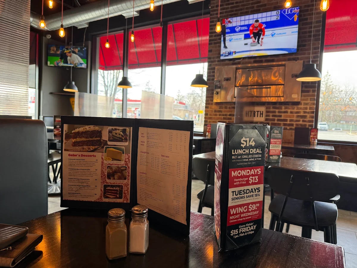 Menu, Gabriel Pizza