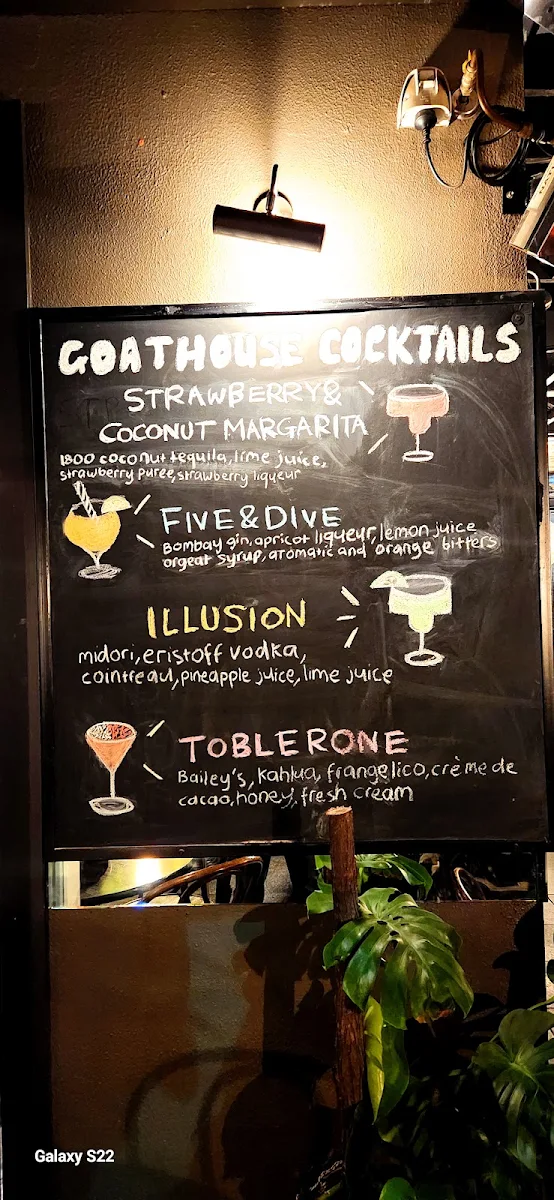 Menu, Goat House