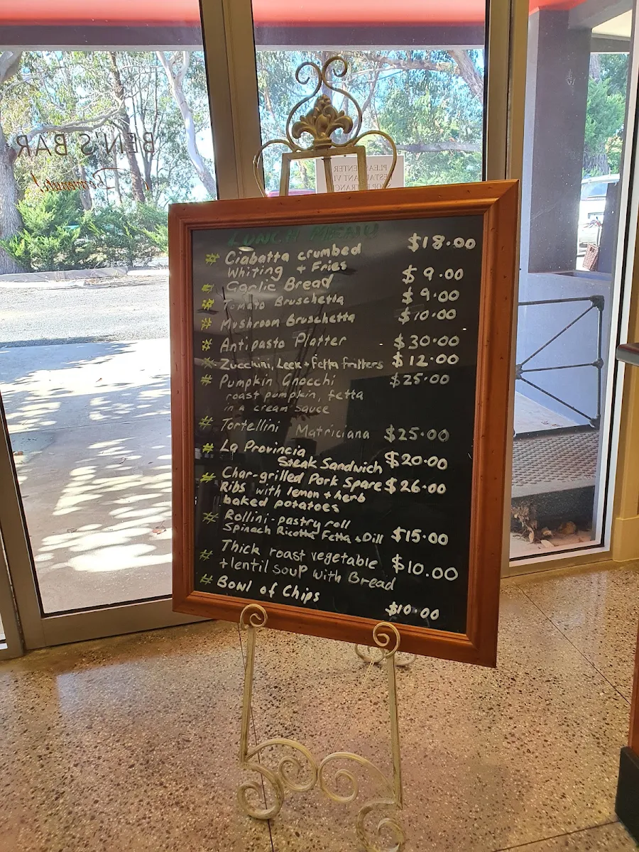 Menu, La Provincia