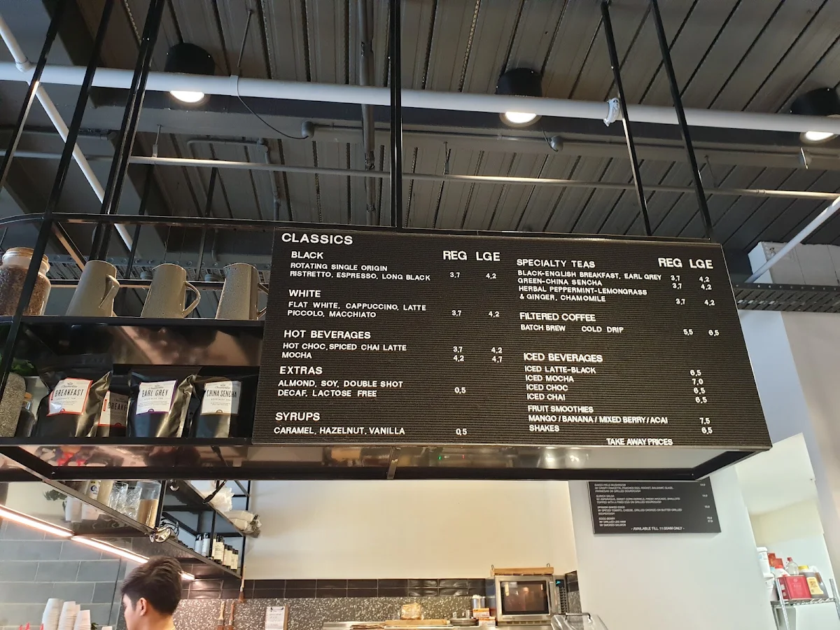 Menu, Blackseed Eatery