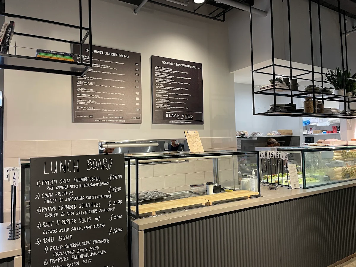Menu, Blackseed Eatery