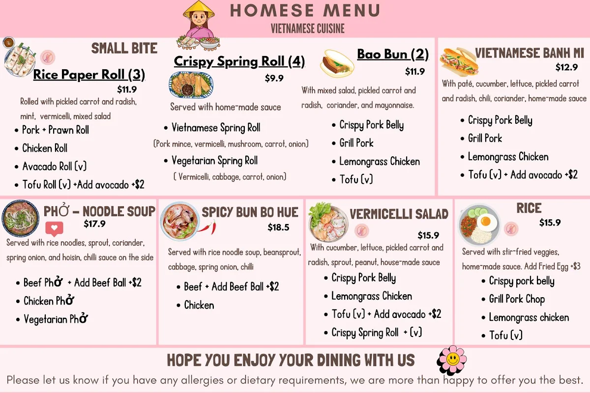 Menu photo 1