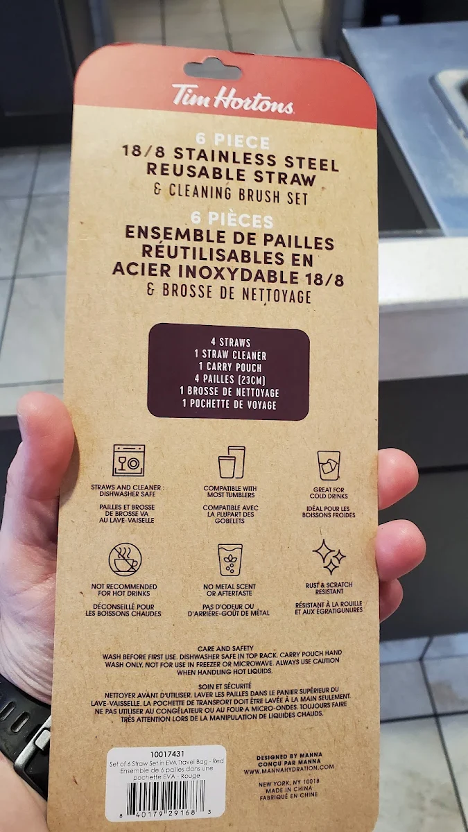 Menu, Tim Hortons