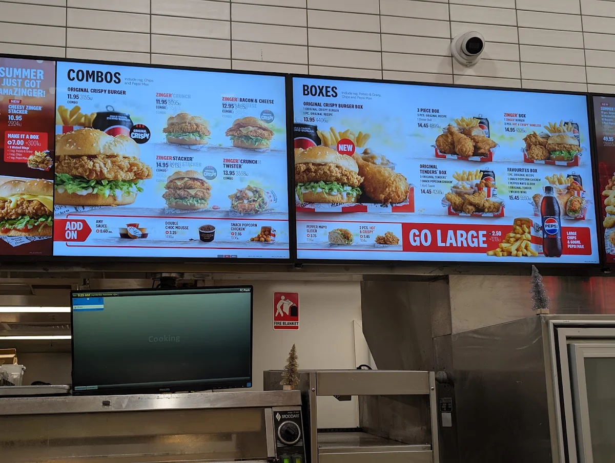 Menu, KFC Epping Plaza Food Court