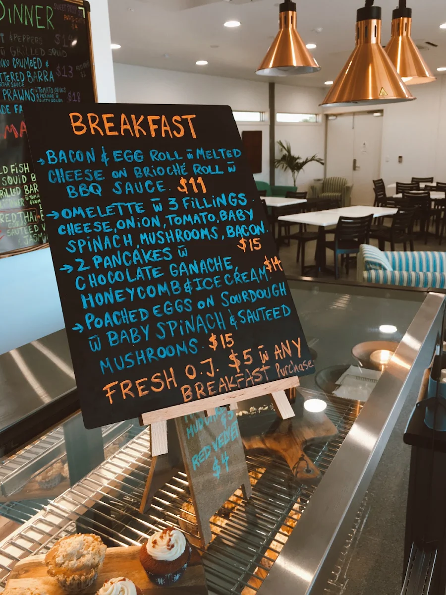 Menu, Wild Fish Café