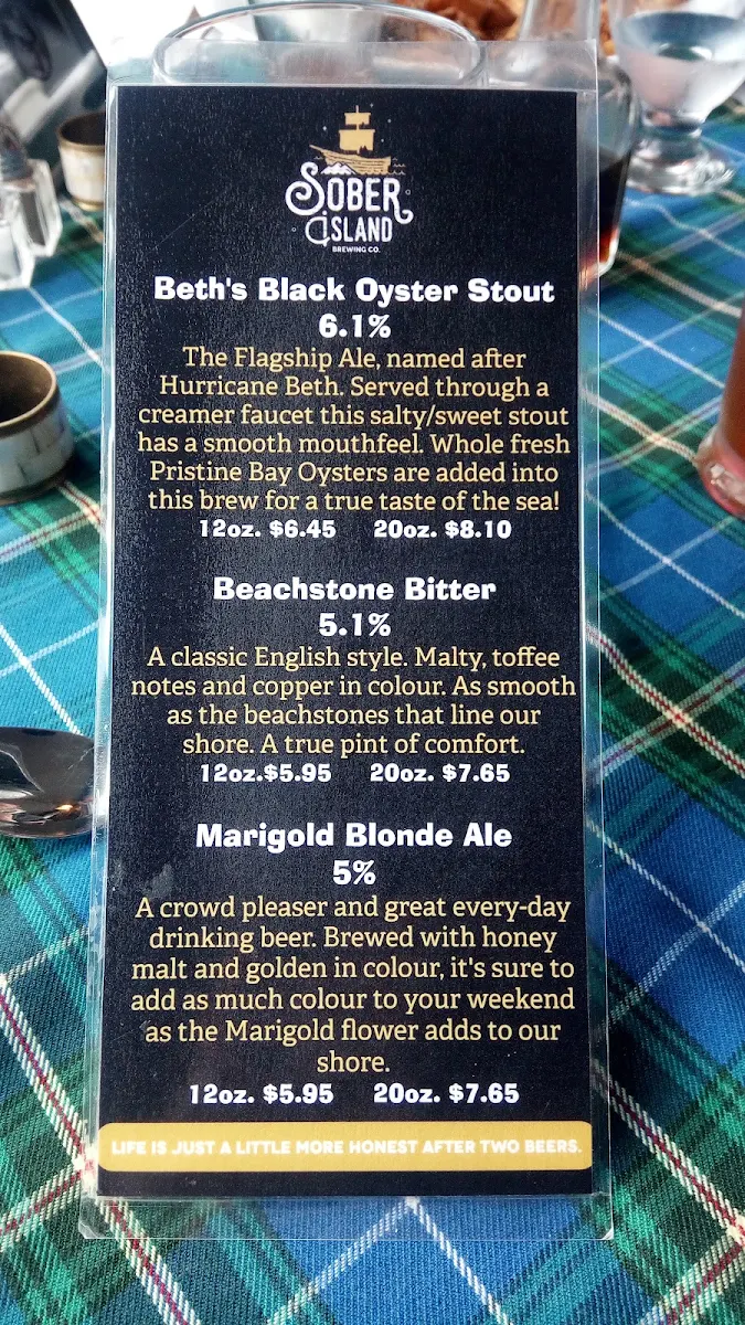 Menu, Henley House Pub And Restaurant