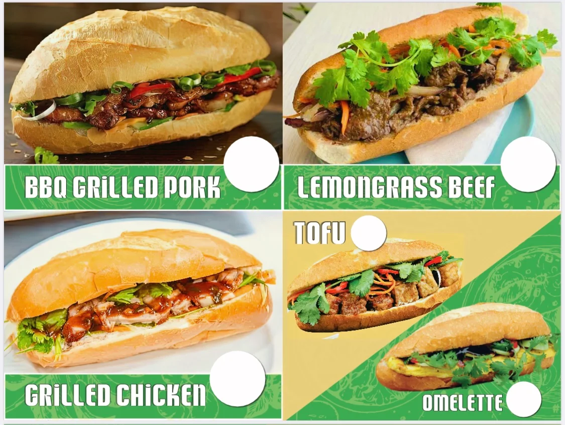 Menu, BANH MY PATE
