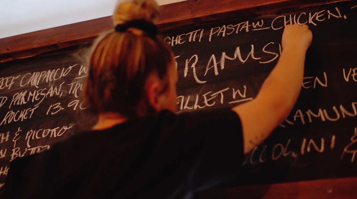 Menu, Cafe Terroni