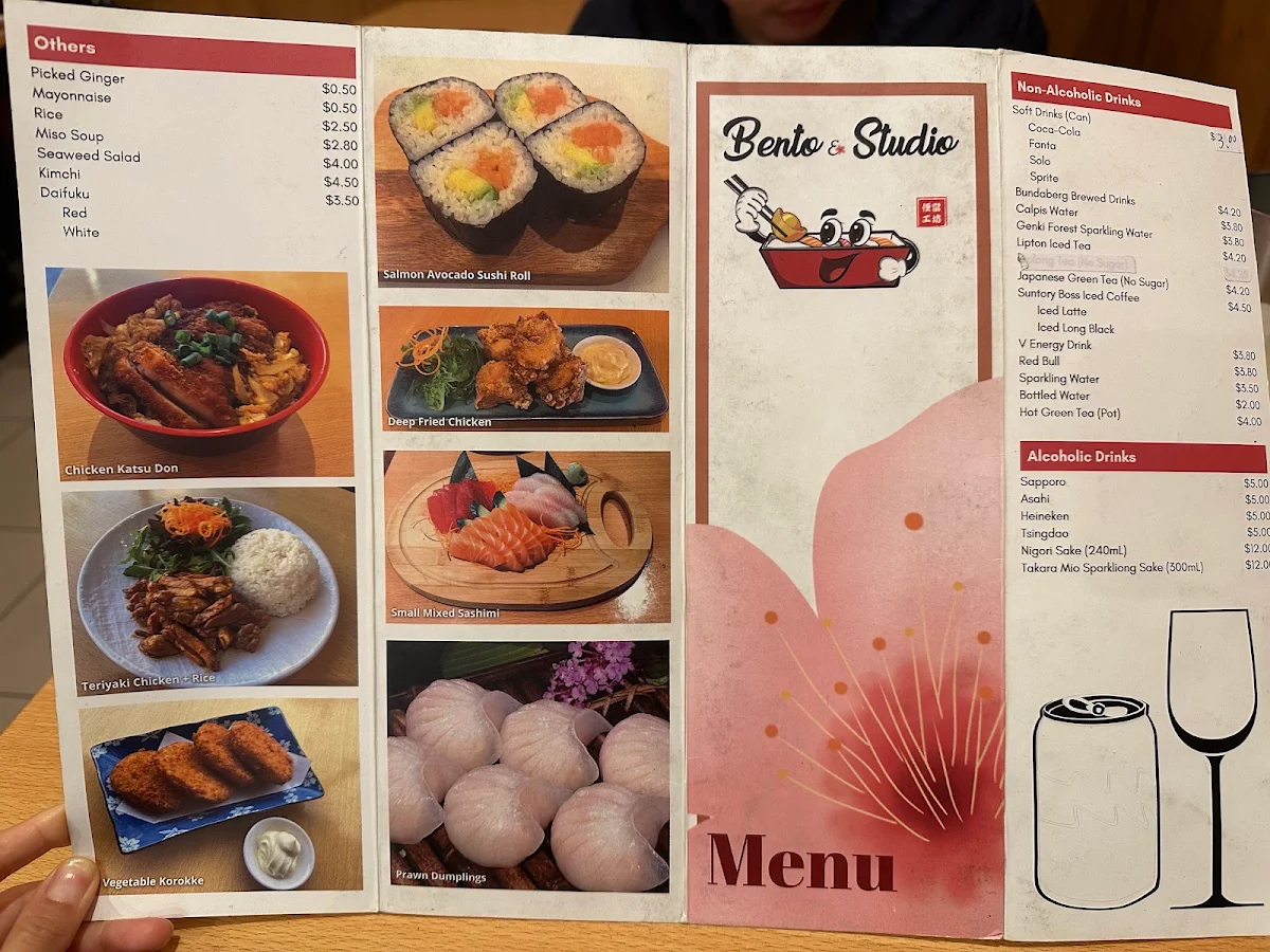 Menu, Bento&Studio